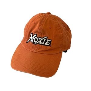 Moxie Cap Hat Orange Strapback Adjustable